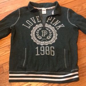 Victoria’s Secret pink 1/4 zip up